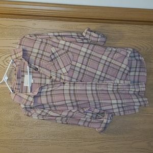 Slouchy flannel